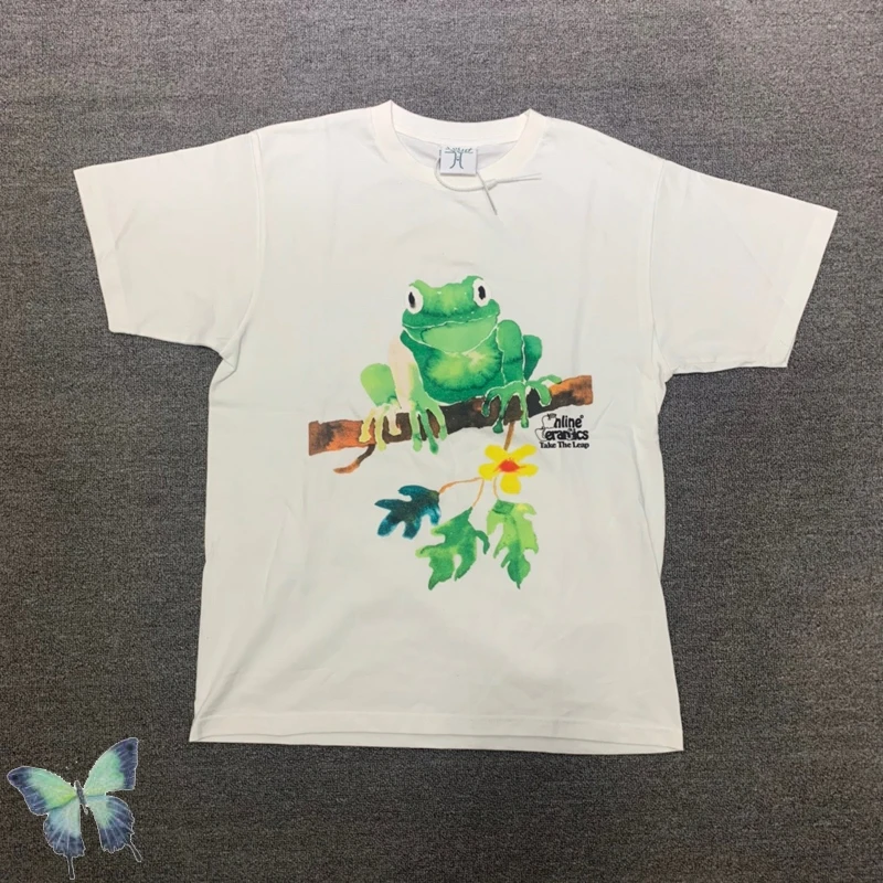 

Tree Frog Patinting Trendy Watercolor Frog Short Sleeve T-Shirt