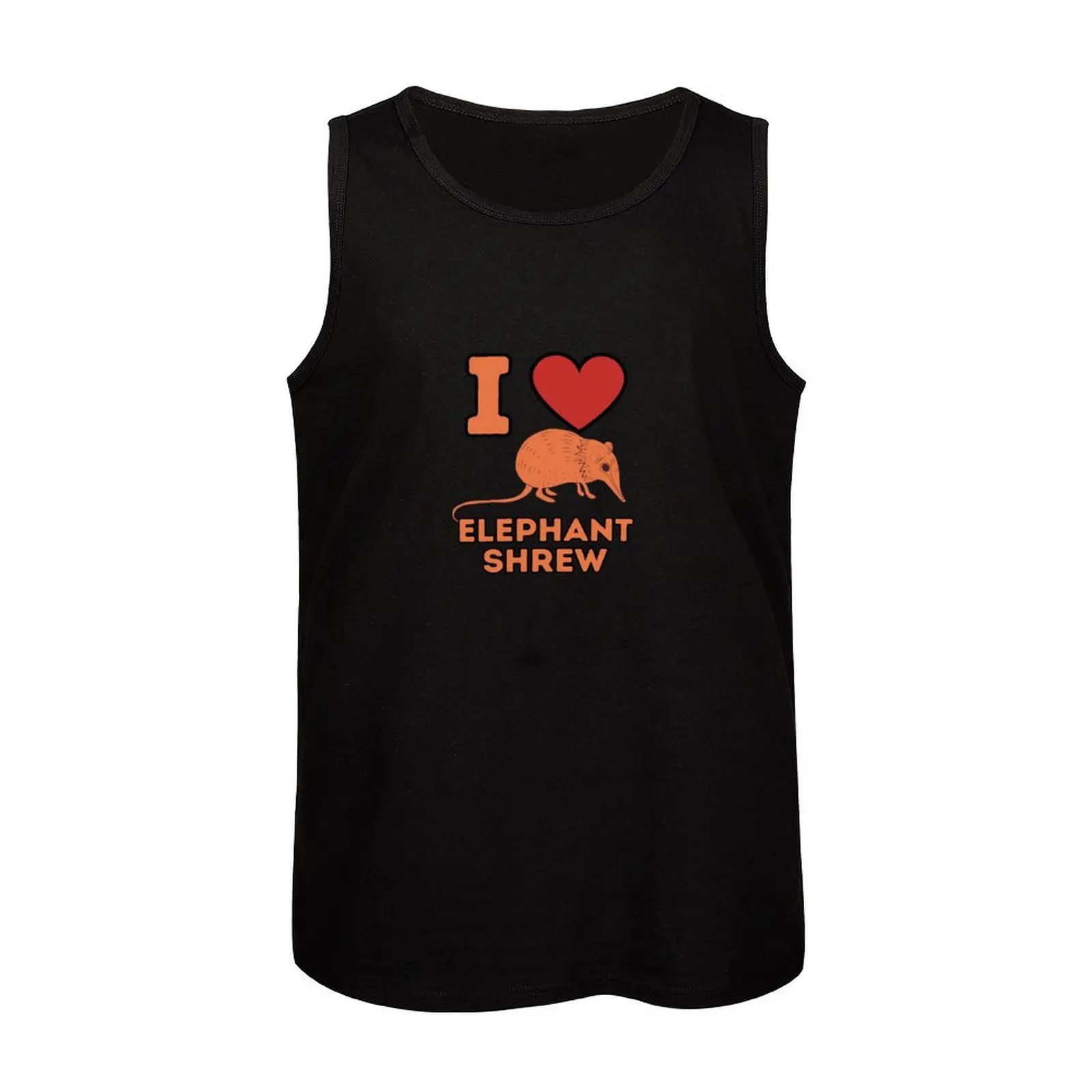 Майка мужская летняя облегающая с принтом слона