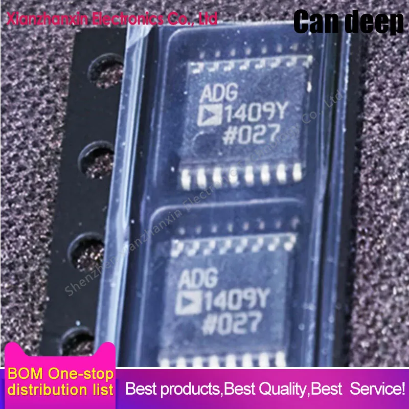 

1~5pcs/lot ADG1409YRUZ ADG1409YRU Analog switch/multiplexer TSSOP-16 new and original