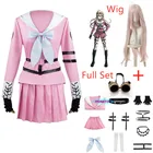 Женские костюмы для косплея Danganronpa V3 Миу ирума, женская одежда, униформа для девочек, аксессуары для одежды