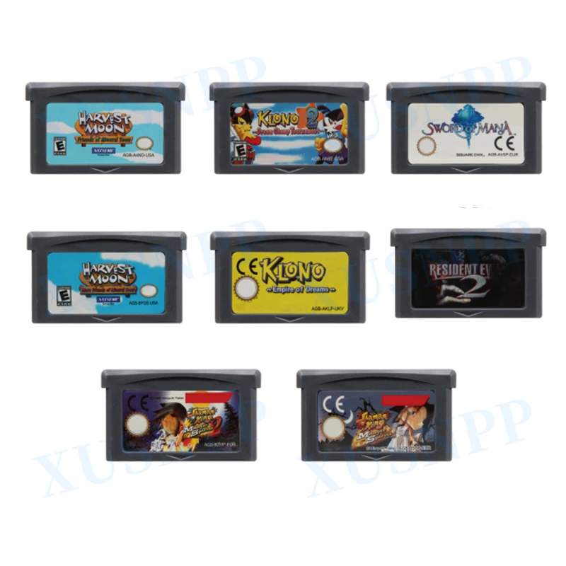 32-битные карты видеоигр xaksi pp GBA DS 2DS 3DS NDSL, карты памяти, чернильные картриджи, ностальгические коллекционные игры, ролевые игры