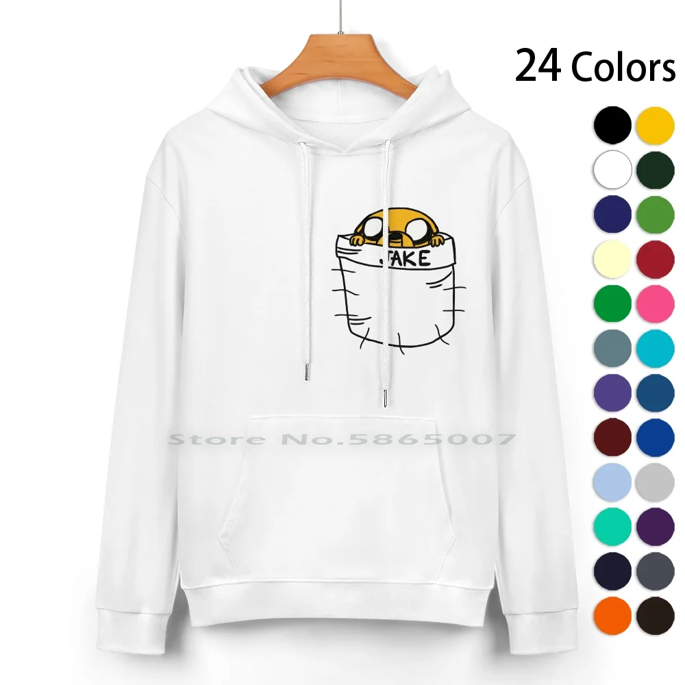 

Толстовка Jake The Dog из чистого хлопка, свитер 24 цветов с капюшоном из 100% хлопка для женщин и мужчин, подарки унисекс