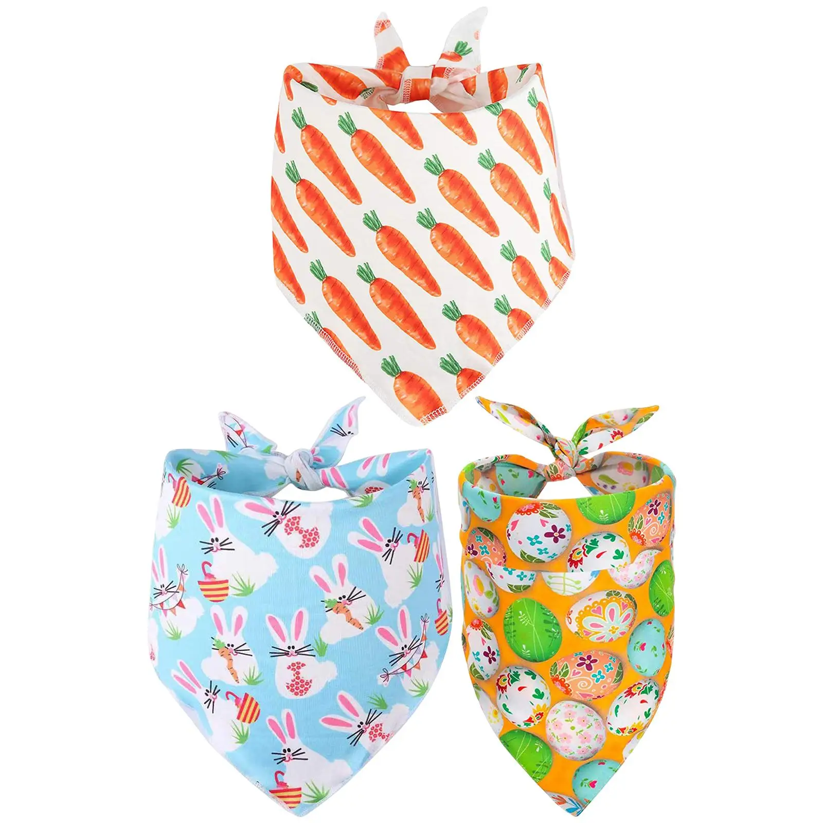 

Dog Bandana Easter Pet Accessories Small Large Dog Cat Bandanas Scarf Puppy Bib Holiday Dog Products Pet Supplies
