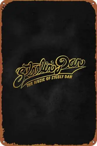 Рок-музыка Steely Dan Walter Becker металлическая жестяная вывеска постер винтажный