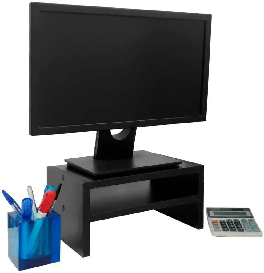 

Vintage Riser Adjustable Fantastic Vintage Black Wood Adjustable Desk Stand Riser Base Monitor Stand