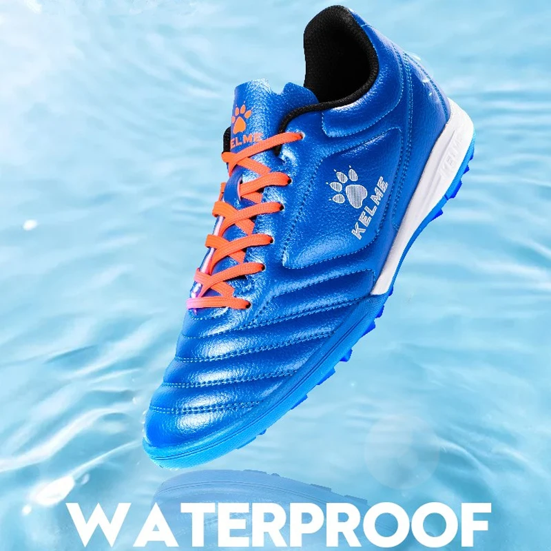 KELME Girls Football Shoes Professional Futsal Match Training Soccer Shoes TF Boys Football Boots Outdoor Kid's Sneakers 873701