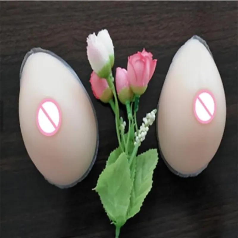 New Silicone Fake Breast Form 180/pair Small for Breast Cancer Teaching Teardrop Shape Lifelike Mastectomy Drag Queen Hot Sale