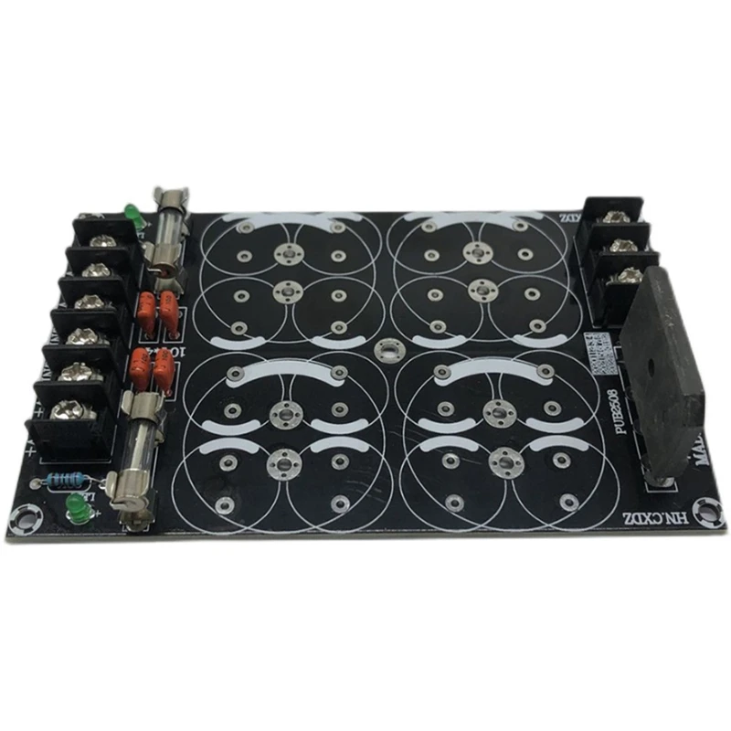 

Dual Power Supply Rectifier Filter Amplifier Power Supply Board With Fuse Power 4X10000UF AC Power Amplifier Board