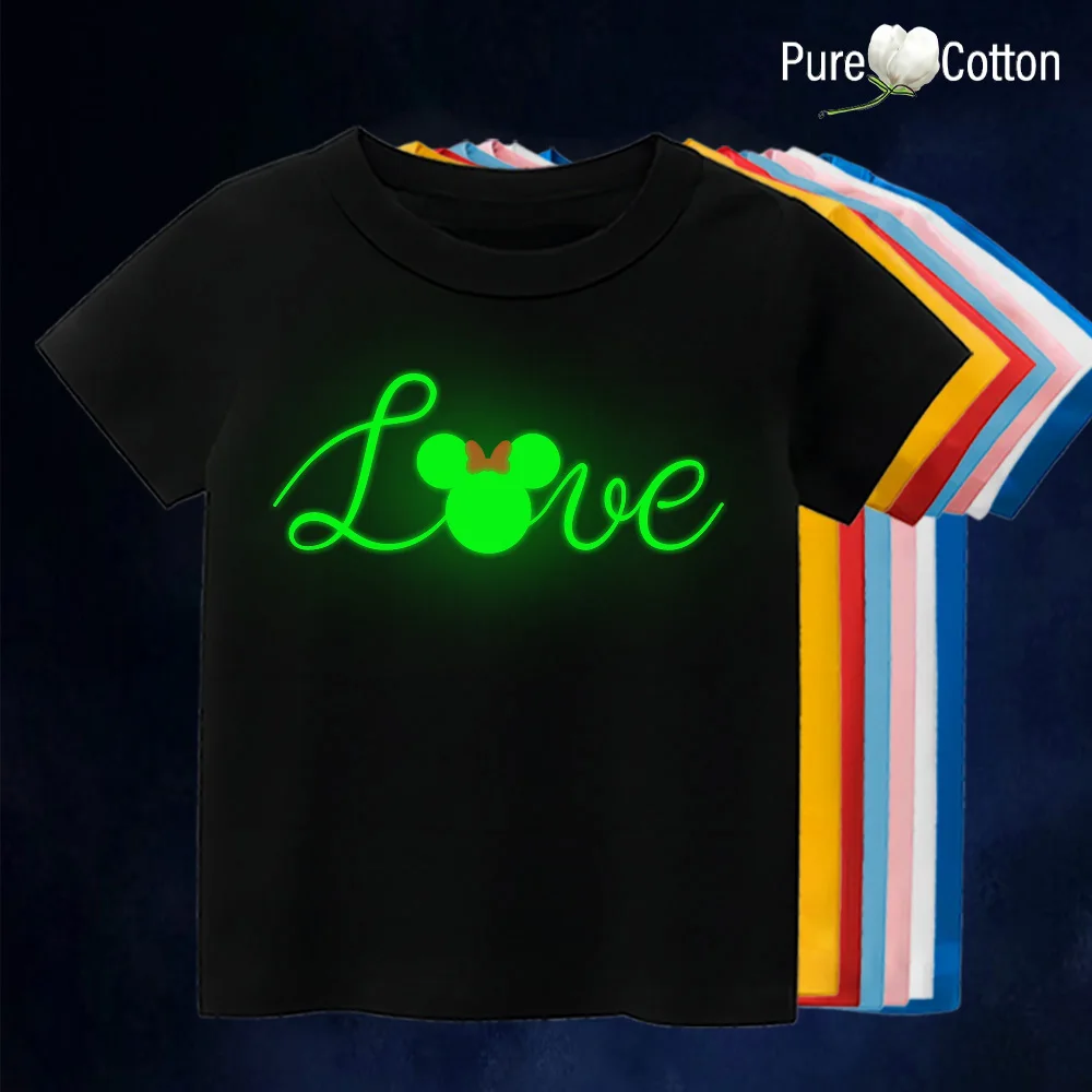 Детская Футболка Флуоресцентного Цвета С Короткими Рукавами