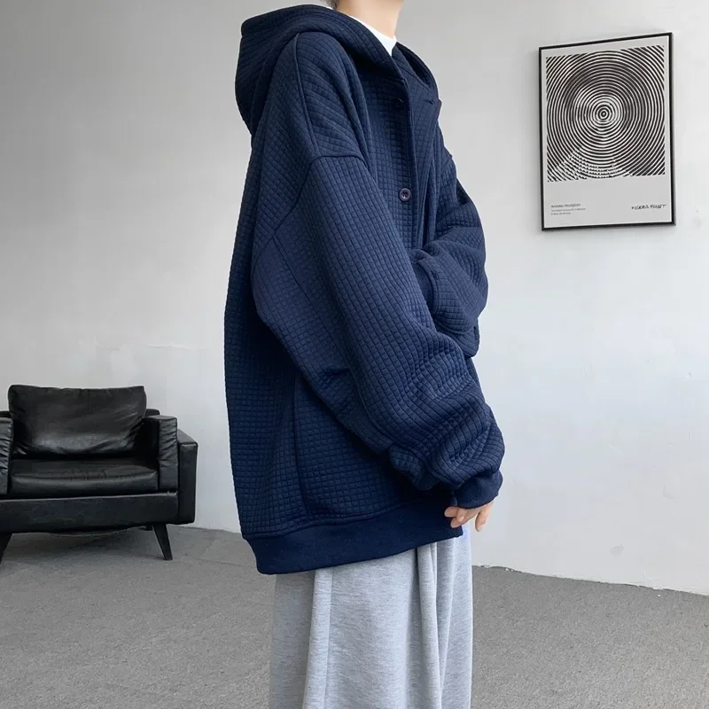 M ~ 8XL! Утепленная Осенняя Высококачественная куртка 2024 толстовка с капюшоном