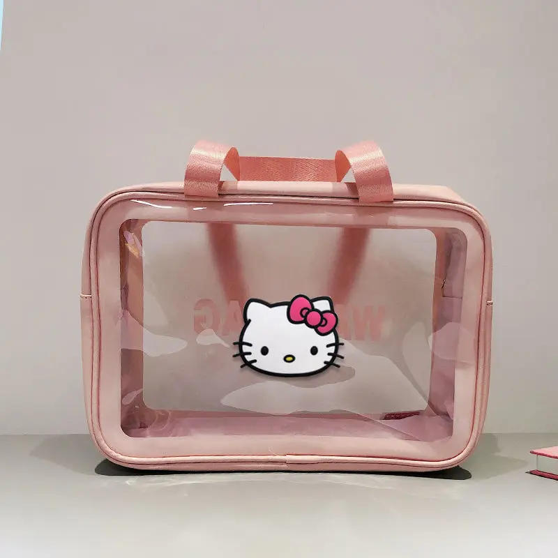 

backpacks for women anime mini backpack Cartoon Cosmetic Bag Large Capacity Portable Travel Cute Waterproof Wash Storage Bag