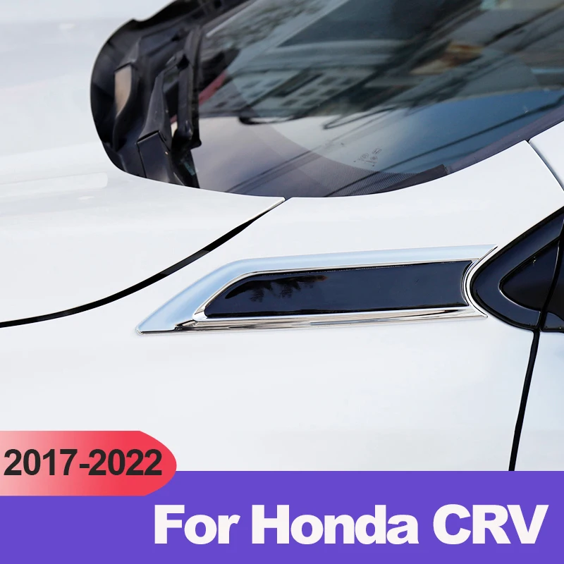 

Car Side Wing Badge Emblem Mark Fender 3D Body Standard Decoration Carbon Sticker For Honda CRV CR-V 2017-2019 2020 2021 2022