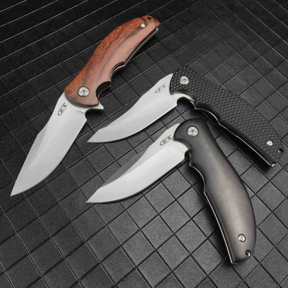 

ZT 0606 ZERO Tolerance Folding Pocket Knife Outdoor Military EDC Camping Survival Hunting Tool G10 / Wood Handle Tactical Knife