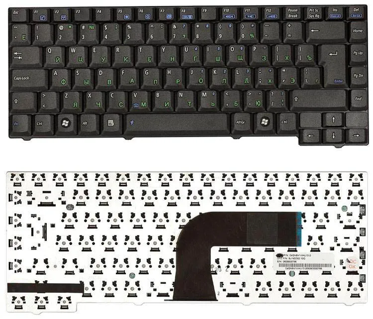 Клавиатура для Asus F5 русская черная Г-образный Enter | Компьютеры и офис