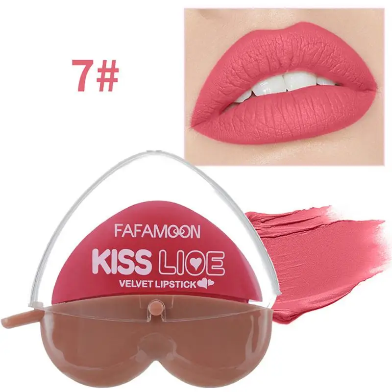 

Matte Velvet Lipstick For Lazy People High Color Rendering Lip Gloss Fine Smooth Natural Lasting Non-smudged Lip Makeup Cosmetic