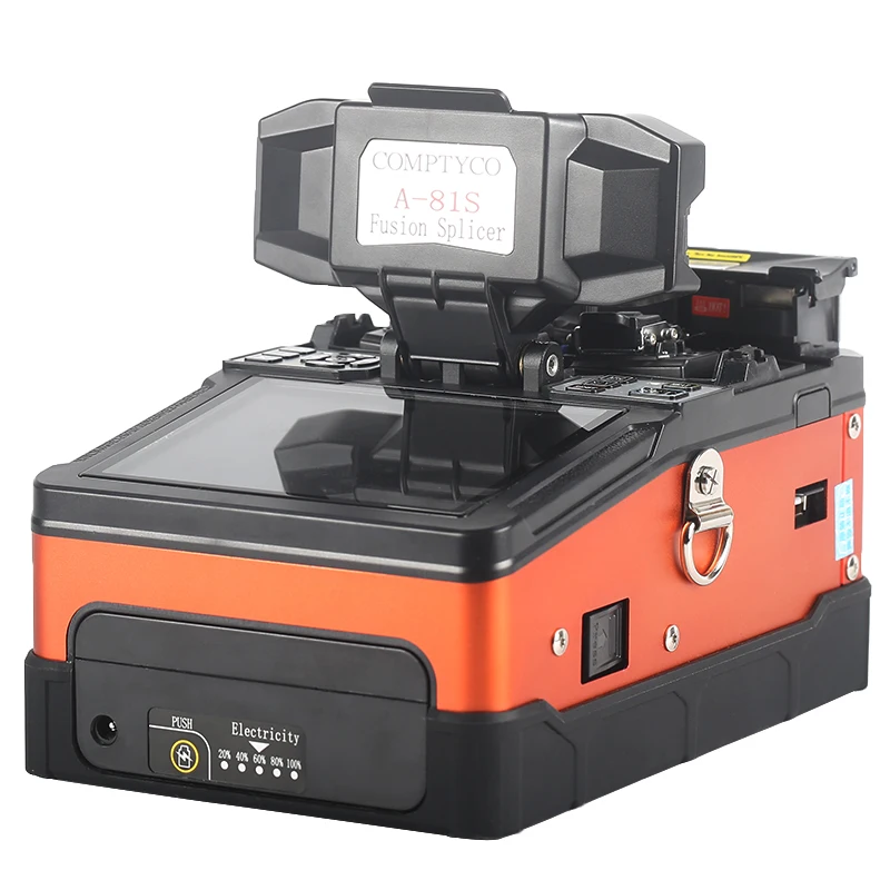 

Aliexpress Hotsale A-81S Orange Optical Fiber Fusion Splicer Fiber Optic Welding Splicing Machine