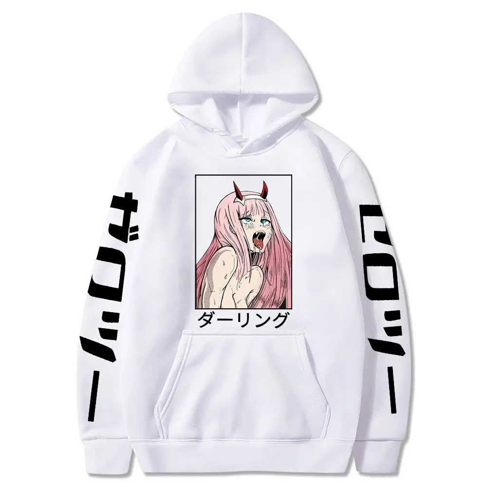 

Boy Clothes LOOSE Streetwear Darling In The Franxx Anime Pullover Men Women Unisex Hoodies Sweatshirts Zero Two Hoodie Oversized