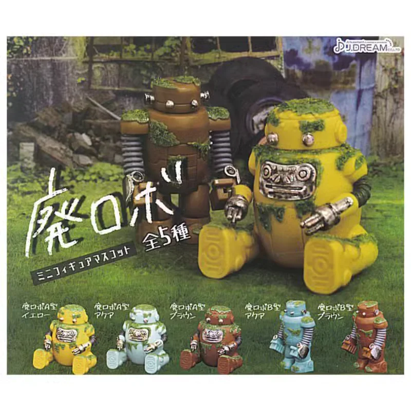 

J.DREAM Kawaii Gashapon Abandoned Robot Figurine Cute Gacha Figure Anime Accessories Capsule Toys Gift