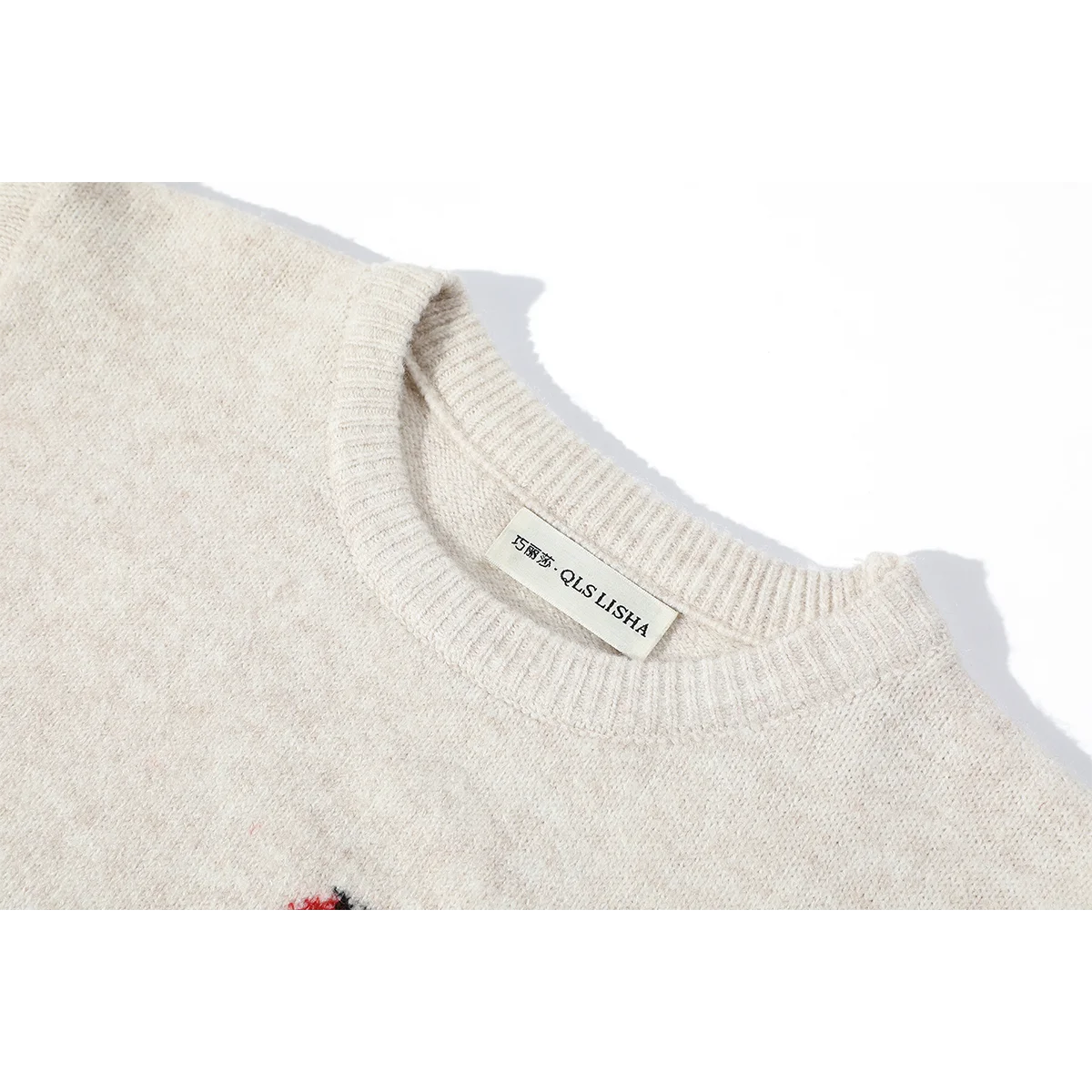 Qiaolisa корейская серия Idle Sle Design Sense свитер комплект женские осенне-зимние модные