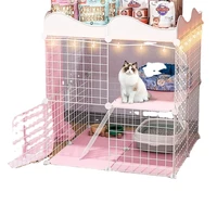cat cage home villa indoor pet cat super large free space luxury small cattery cat house cat empty cage