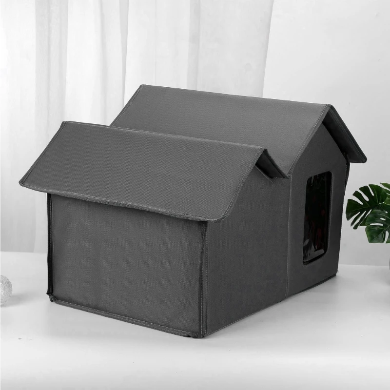 Кошачья пещера Домашние животные Пещерный дом На открытом воздухе Ветрозащитный