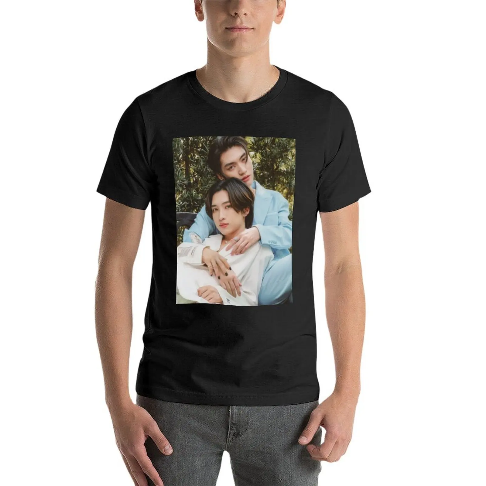 The boy next world Noeul Love in the air thai серии bl парные милые популярные футболки для мальчиков