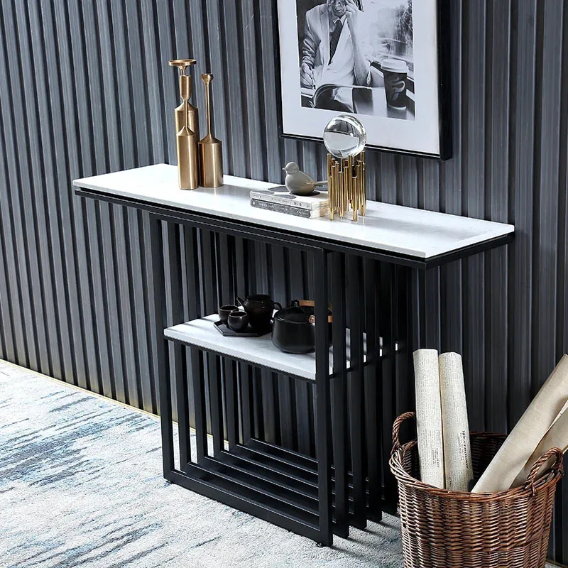 Скандинавская железная консоль для украшения столов мебель гостиной приставка