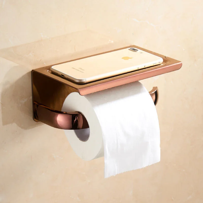 

Rose Gold Brass Towel Rack Hanging Rods Bar Hooks Bath Shelf Toilet Brush Paper Holder Bathroom Hardware Organizer Accessories