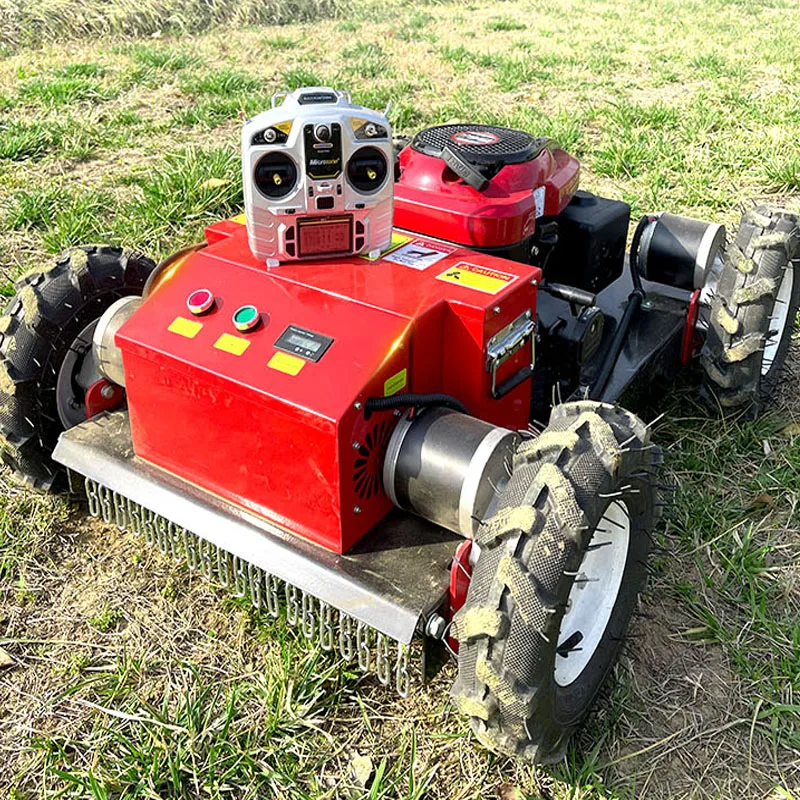 Free Tax Garden Remote Control Lawn Mower Robotic Grass Cutting Machine for Own Agriculture Garden Home Farm