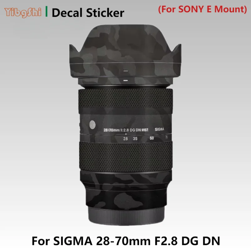 Для SIGMA 28-70 мм F2.8 DG DN для SONY E крепление объектива наклейка защитная на кожу пленка