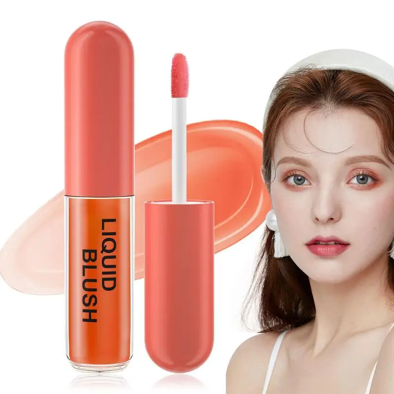 

Tinted Blush Oil Hydrating Waterproof Liquid Blush 0.07oz Color Changing Blendable Lightweight Blush Smudge Proof Blush Oil