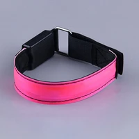 led night run light bracelet safety warning light armband flashing belt bicycle lights bicycle accessories