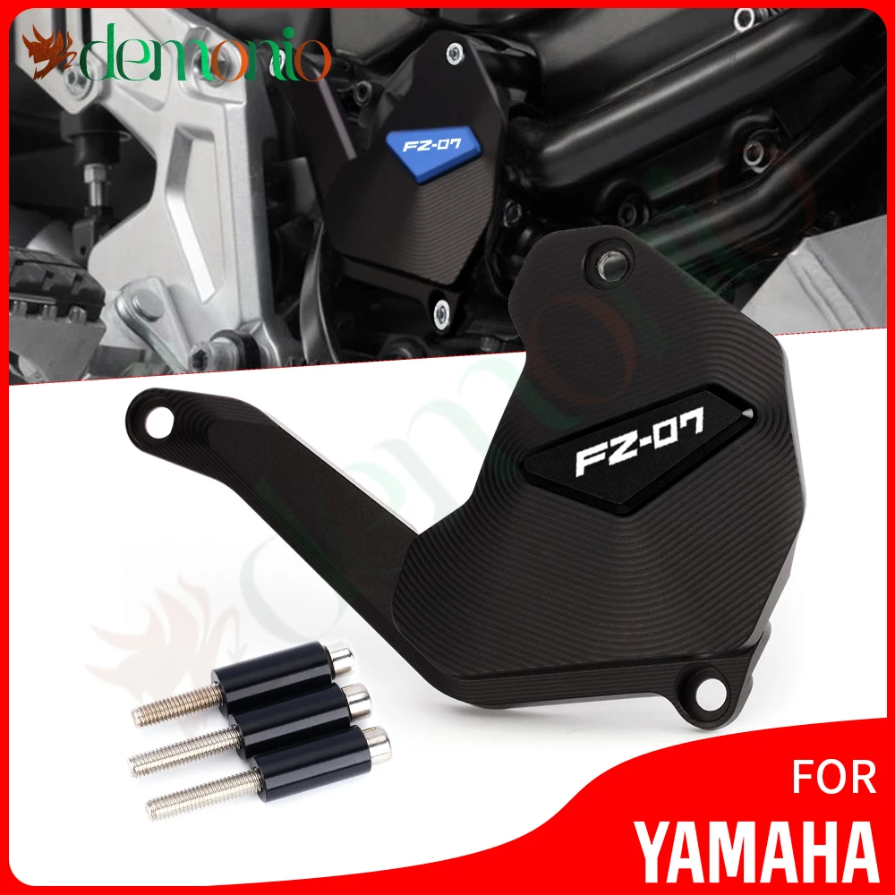 For Yamaha MT-07 FZ-07 MT FZ 07 XSR700 XSR 700 Motorcyle Water Pump Guard Cover Protector Accessories FZ07 MT07 Black 2019 2022