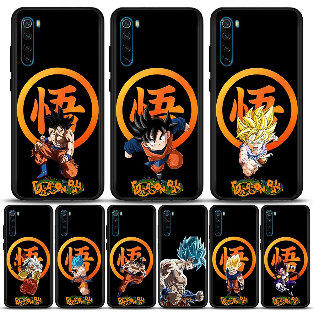 

Relief Dragon Ball Sun Goku Phone Case for Redmi 6 6A 7 7A 8 8A 9 9A 9C 9T 10 10C K40 K40S K50 Pro Plus Gaming Silicone Case