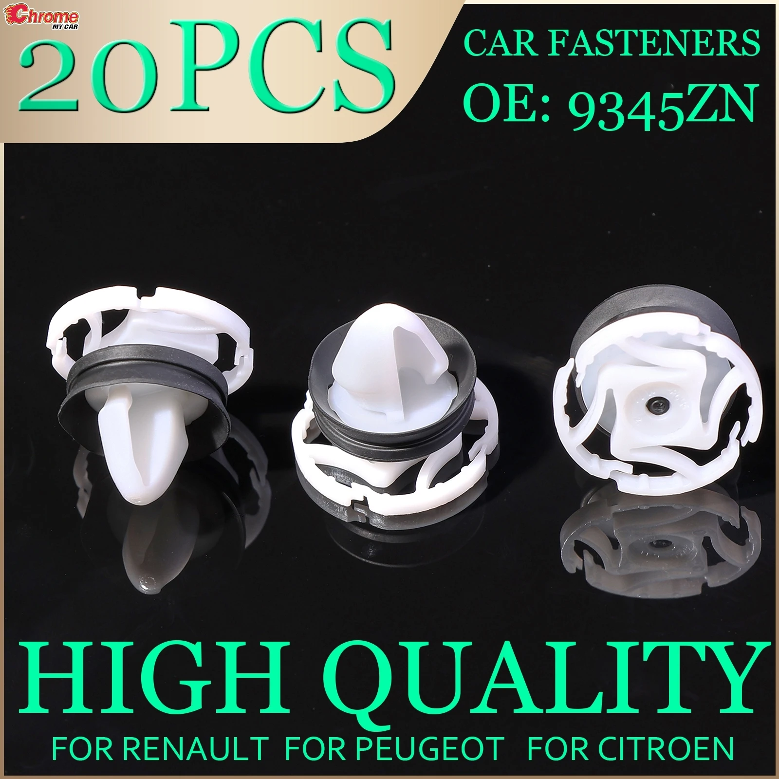 Зажимы для внутренней двери автомобиля зажимы отделки карточки крепежные Peugeot