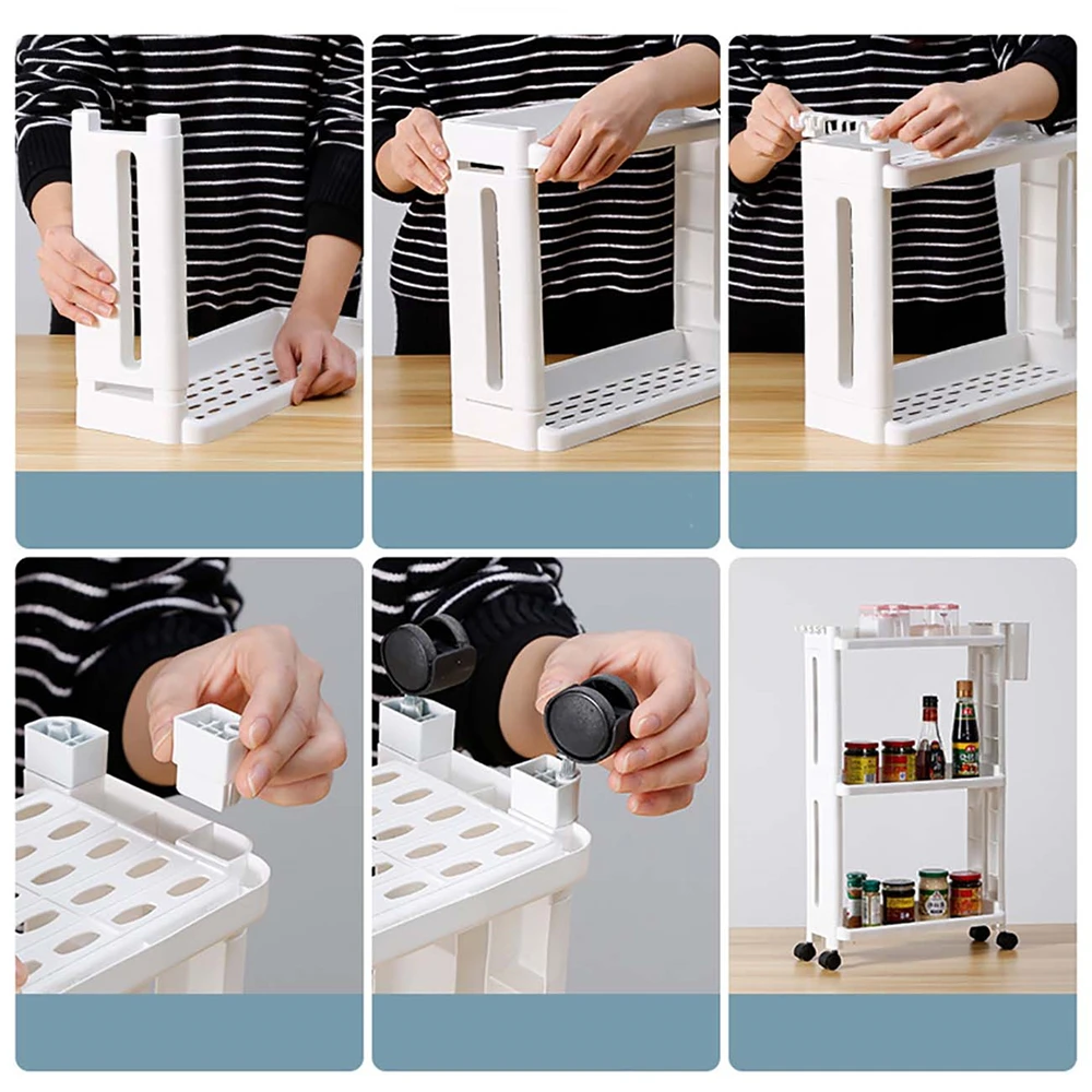 3/4-уровневая кухонная полка для хранения приправ специй бутылок органайзер