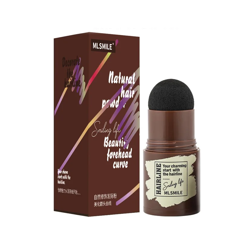 1.8g Cover Up Grooming Shade Stick Hair Seam High Forehead Contouring Powder Hair Liner Dark Brown Dark Grey Waterproof Unisex