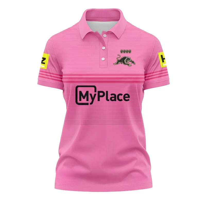 Женская рубашка-поло Pengris Black Panther Rugby Championship 2024.