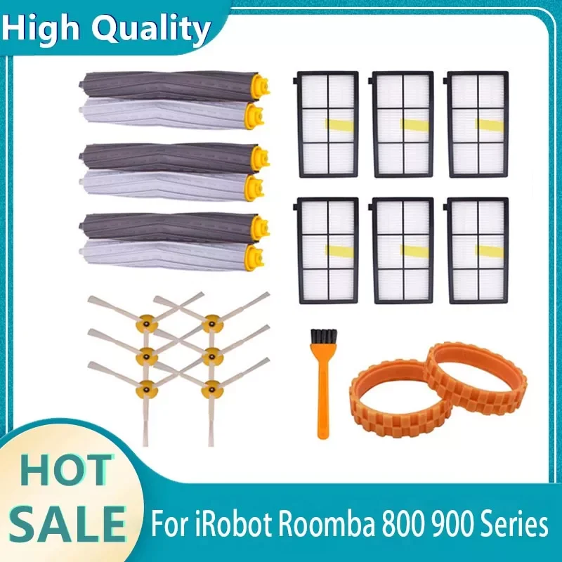 Набор деталей для IRobot Roomba, щетки и фильтры для IRobot Roomba серии 800, 860, 865, 866, 870, 871, 880, 885, 886, 890, 900, 960, 966, 980