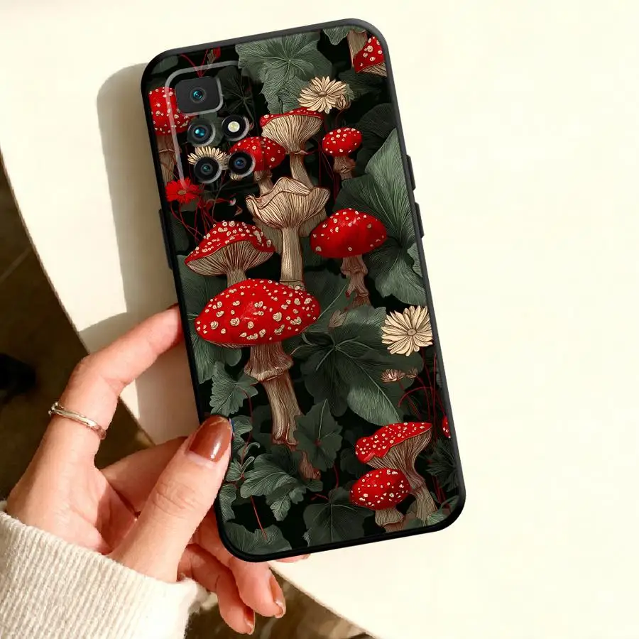 Фото Чехол для телефона Xiaomi Redmi A7 Pro 15A 10A 10C 15 A3 13 A1 14C 12 13C A3 15C 12C A2 9A 9C 9T 8 с рисунком «Сказочный гриб» №3