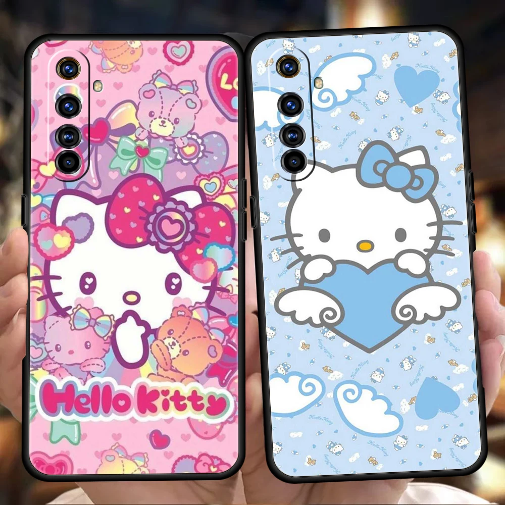 

Чехол TAKARA TOMY Hello Kitty для Oppo A12 A16 A74 A76 A15 A52 A53 A54 Find X5 Reno6 Z Reno7 SE Pro 5G A9 2020