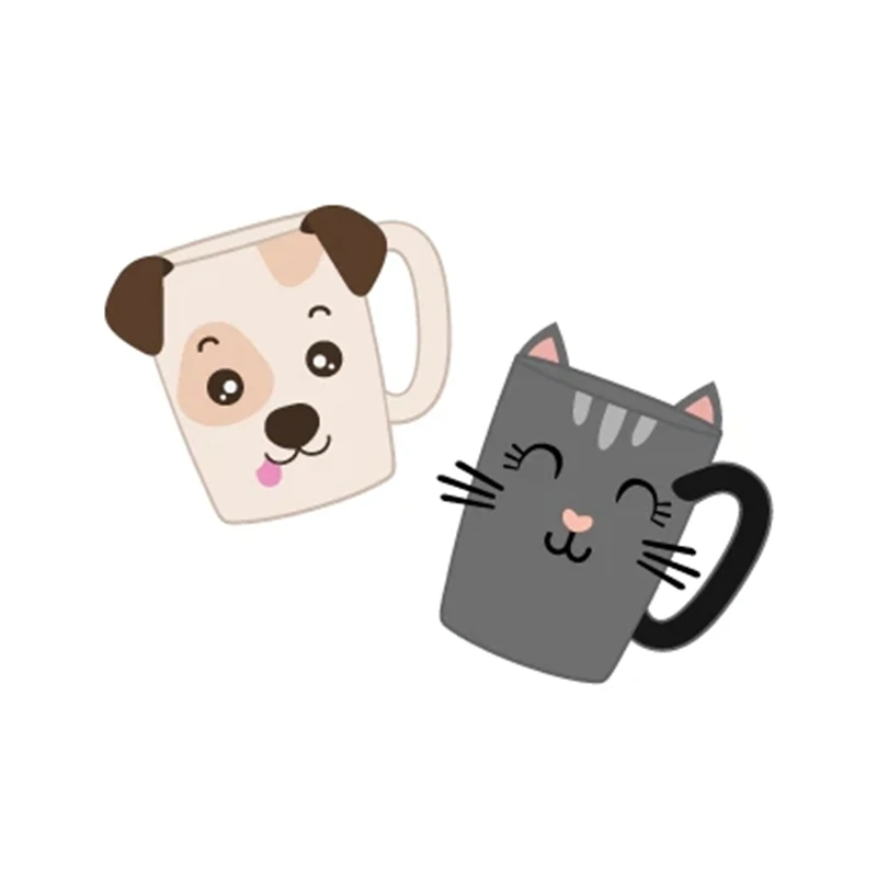 

New 2023 Paw Print Shaker Tag Metal Cutting Dies Scrapbooking For Paper Making Embossing Frame Card no Stamps