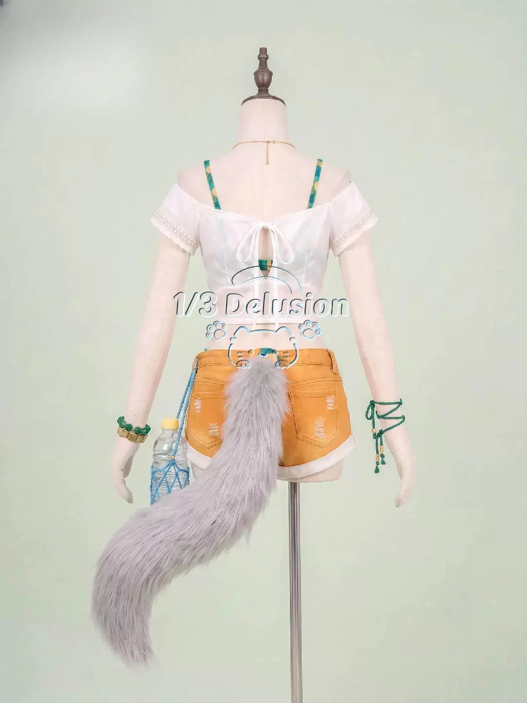 Фото Серия аниме-игр: Uma Musume Pretty Derby Seiun Sky Косплей-костюм для женщин, летний купальник, наряд 1/3Delusion №3