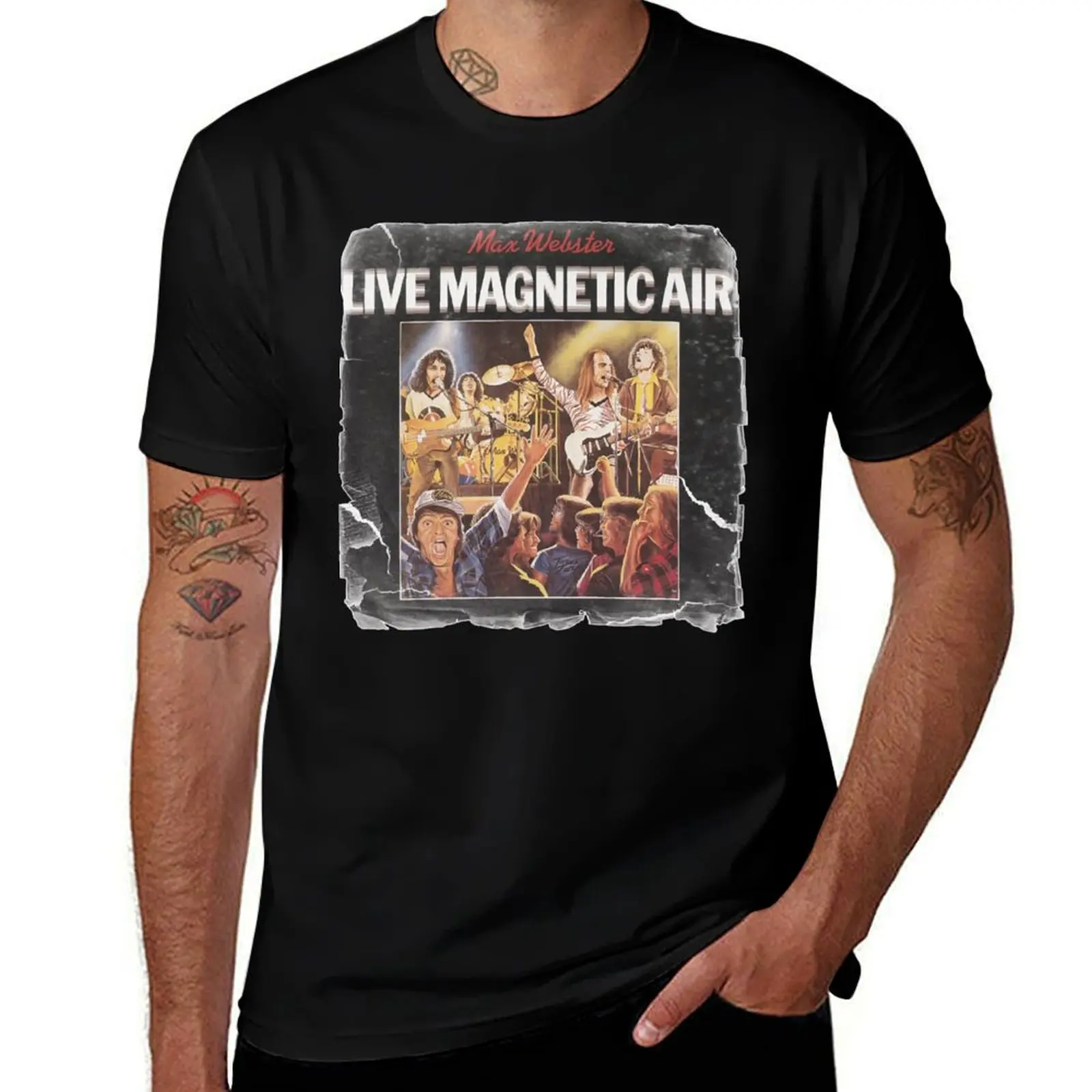 Фото Футболка Max Webster Live Magnetic Air - Copy T-Shirt, быстросохнущая, для путешествий №1