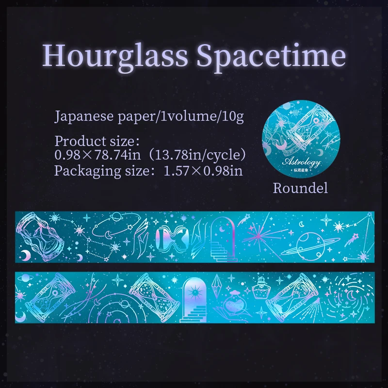 

Винтажная лента «Звездное небо, пейзаж, васи»