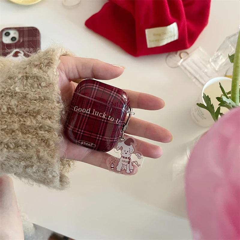 

Чехол для наушников Airpods 2 Pro с милым рисунком в горошек