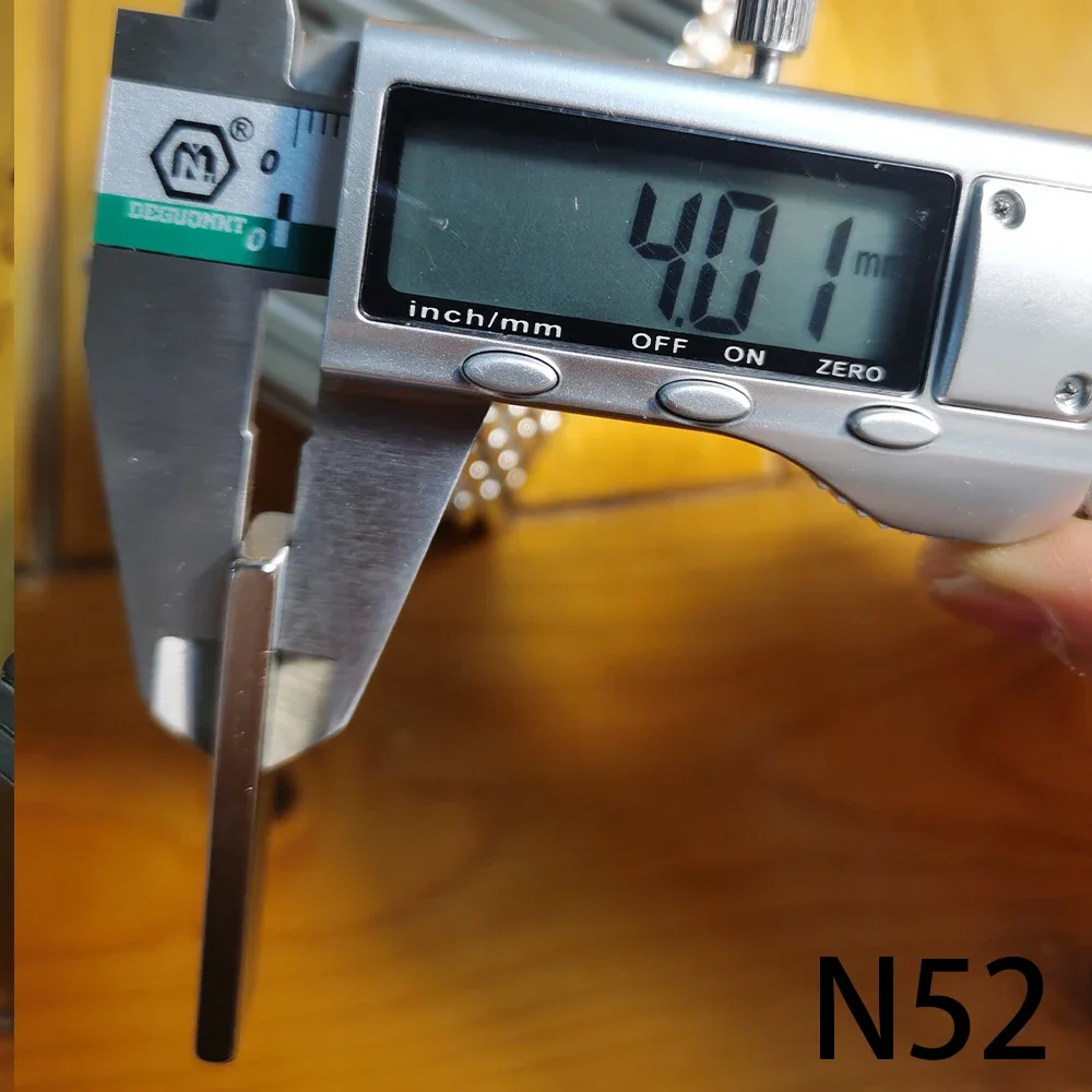 N52 50x10x4 стоящий индивидуальный блок NdFeB неодимовый двигатель-генератор магнит
