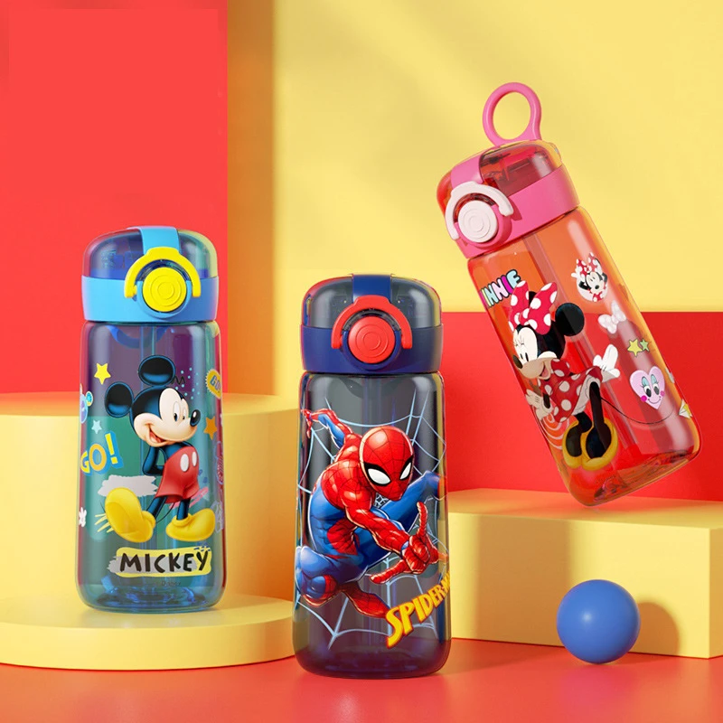 Дисней Микки Маус бутылка для воды с соломинкой Бесплатная доставка товары