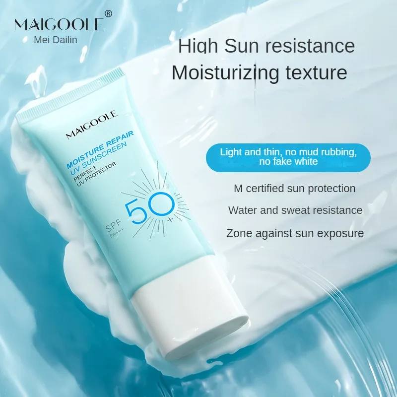 

Moisturizer Sunscreen Cream Protector Facial Solar Sun Block Spf 50Isolation Lotion Non Greasy Facial Whitening Cream Mixed Skin