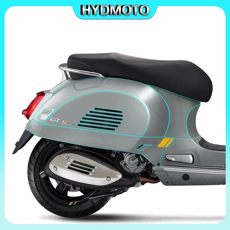 Для Vespa GTS300 GTS 300 HPE gts300 защитная пленка ТПУ Прозрачная невидимая фотоаксессуары